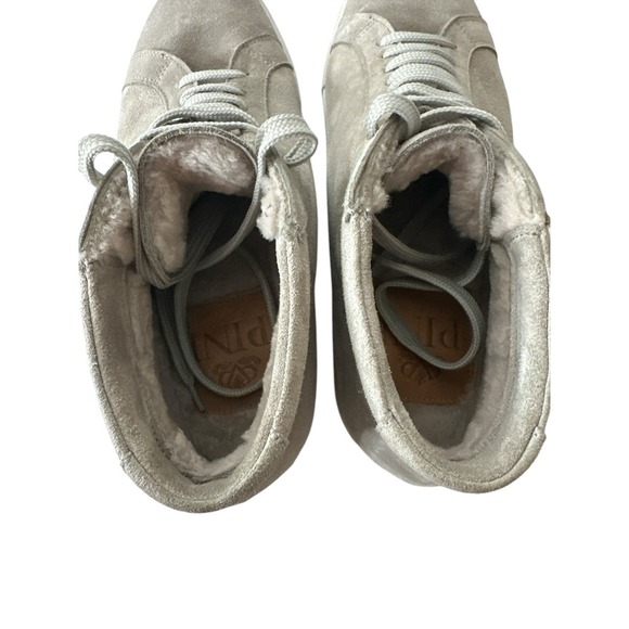 Pini Parma Suede Loafer Shoes Gray 43 US 10 Designer made‎ In Italy main image 4